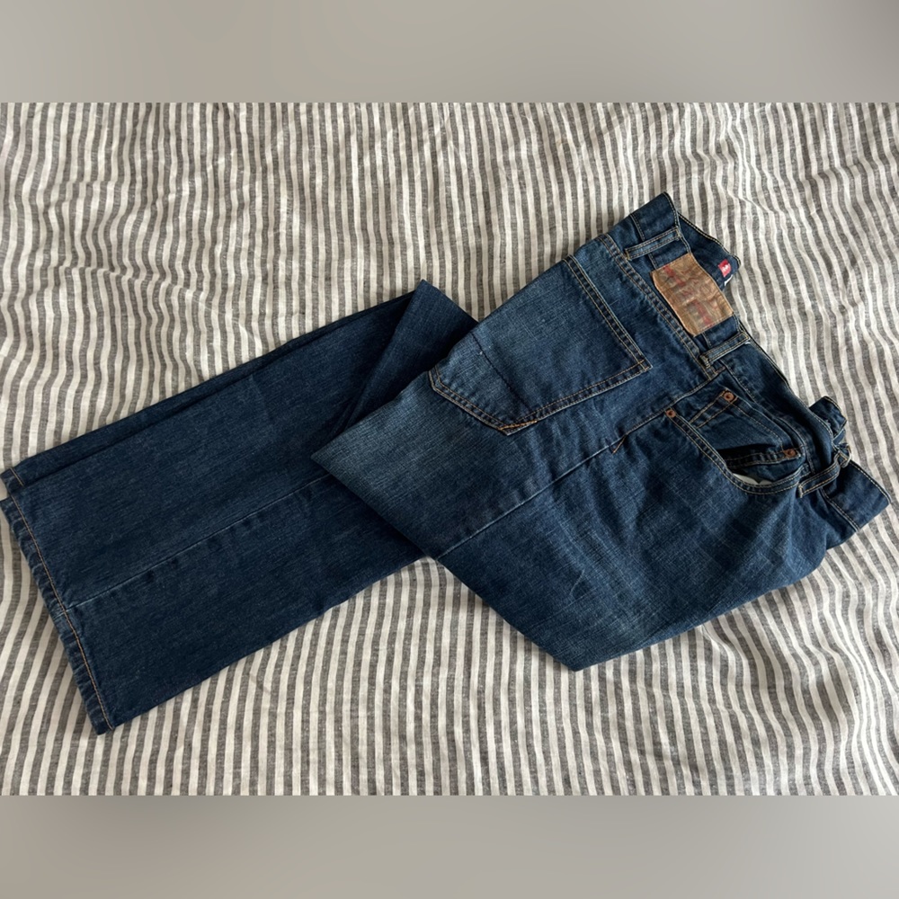 Izod relaxed fit denim Jeans, Big and Tall size 42x32